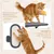 Katzen Kletterwand, 4er Set, inkl. Katzenhöhle Katzenliege Plattformen