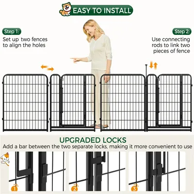 Yaheetech Parc pour Chien en 6 Panneaux
