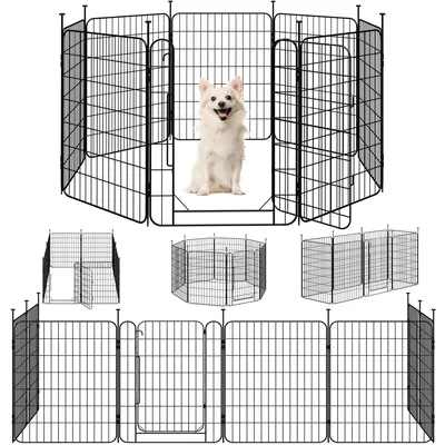 Yaheetech Parc pour Chien en Métal