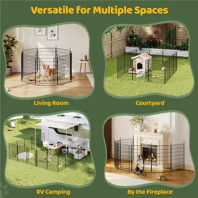 Yaheetech Parc pour Chien en Métal