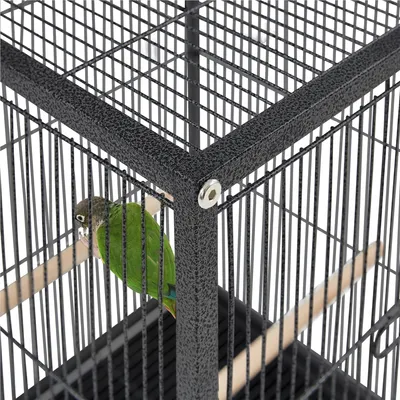 Vogelkäfig Wellensittich-Käfig mit Dachöffnung Vogelvoliere Käfig