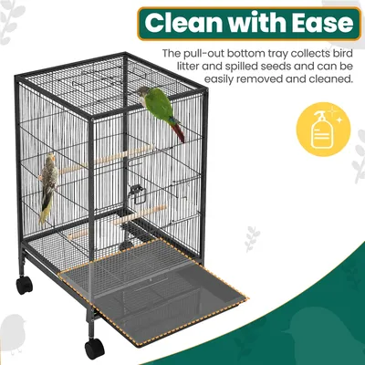 Yaheetech Cage à Oiseaux sur Pied