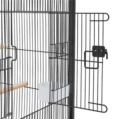 Vogelkäfig Wellensittich-Käfig mit Dachöffnung Vogelvoliere Käfig