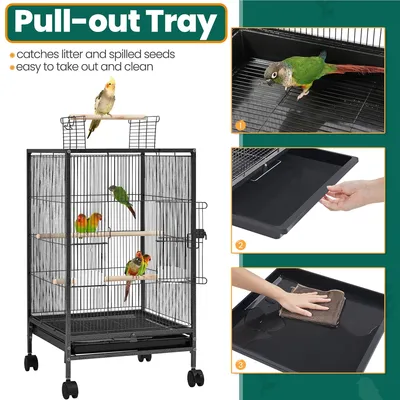 Yaheetech Cage à Oiseaux sur Pied