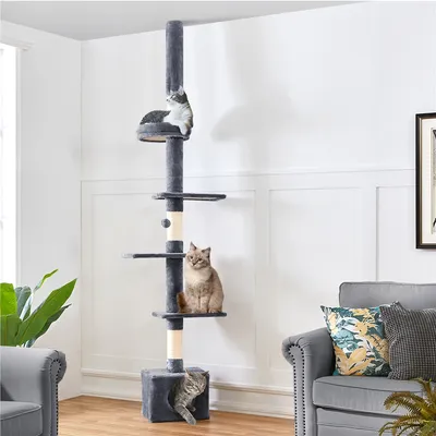 Yaheetech Arbre à Chat Plafond