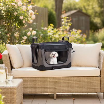 Feandrea Sac de Transport Chien, 50 cm Caisse Pliable Animaux de Compagnie