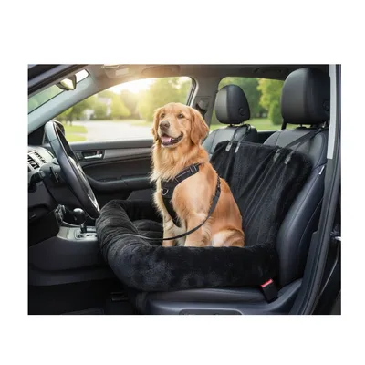 Siege auto banquette doudou pour chien Siege auto banquette doudou pour chien
