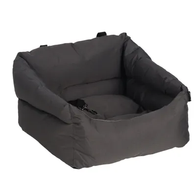 Siege auto voiture pour chien gris
