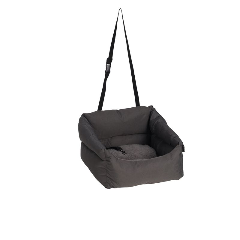 Siege auto voiture pour chien gris
