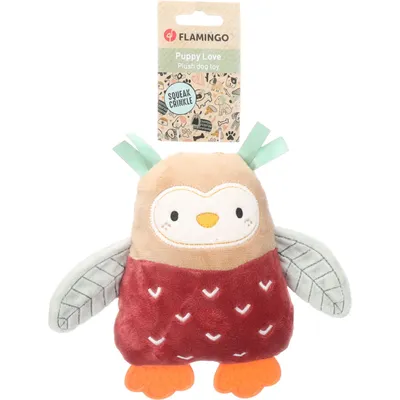 Jouet Phoebe Hibou avec pieds à mordiller 22 cm pour Chiot