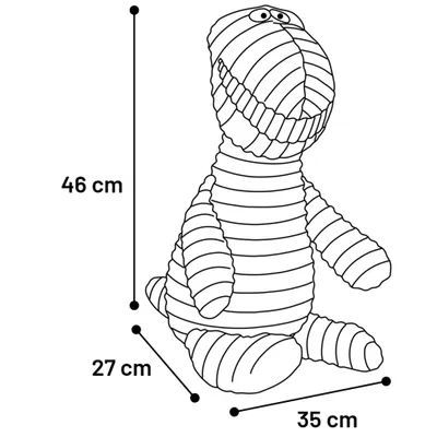 Peluche sonore Crocodile