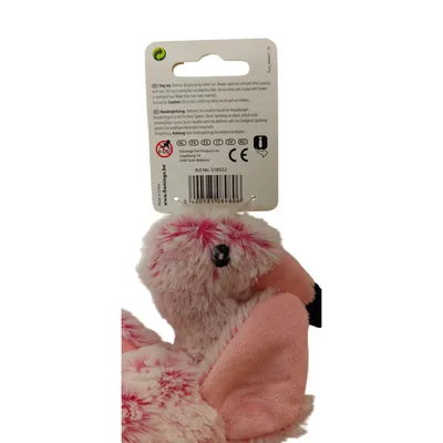 Flamant Rose Andes avec corde 20 cm Jouet pour chien