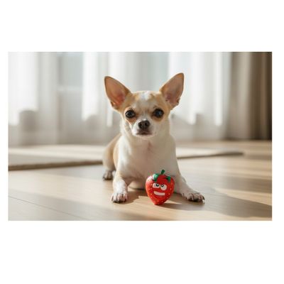 Jeu pour chien Fruco La fraise sonore