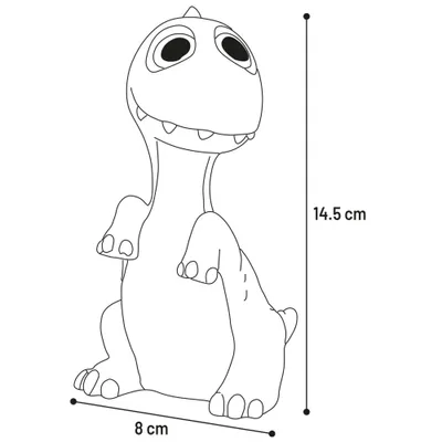 Jeu couineur Una le dinosaure