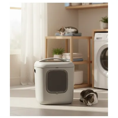 Maison de toilette pour chat Romy