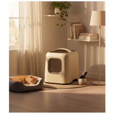 Maison de toilette pour chat Trudy