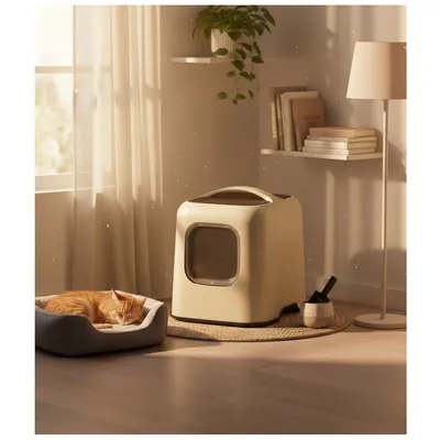 Maison de toilette pour chat Trudy