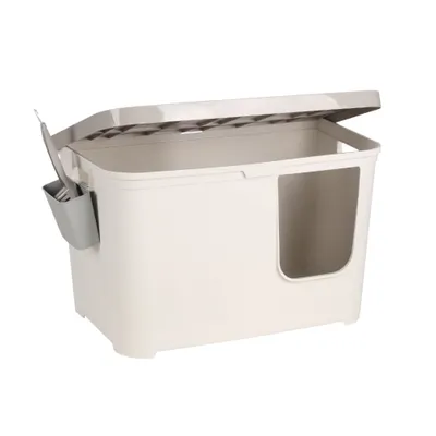 Bac a litière fermé avec pelle Barik