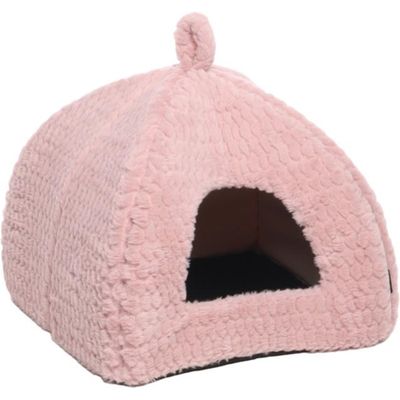 Coussin panier espace sommeil Naya 40 x 40 cm Rose