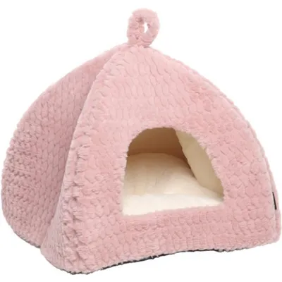 Coussin panier espace sommeil Naya 40 x 40 cm Rose