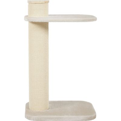 Arbre à chat CITY CAT 2, hauteur 97 cm, poteau ø 17 cm, Beige pour chat