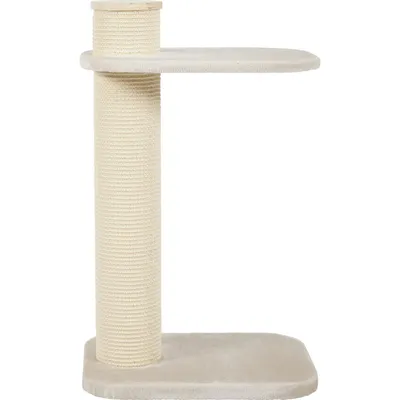 Arbre à chat CITY CAT 2, hauteur 97 cm, poteau ø 17 cm, Beige pour chat