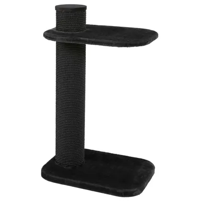 Arbre à chat CITY CAT 2, hauteur 97 cm, poteau ø 17 cm,gris pour chat
