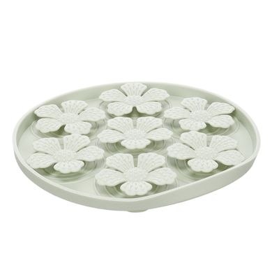 Tapis a lécher Fleur Rond