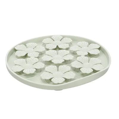 Tapis a lécher Fleur Rond