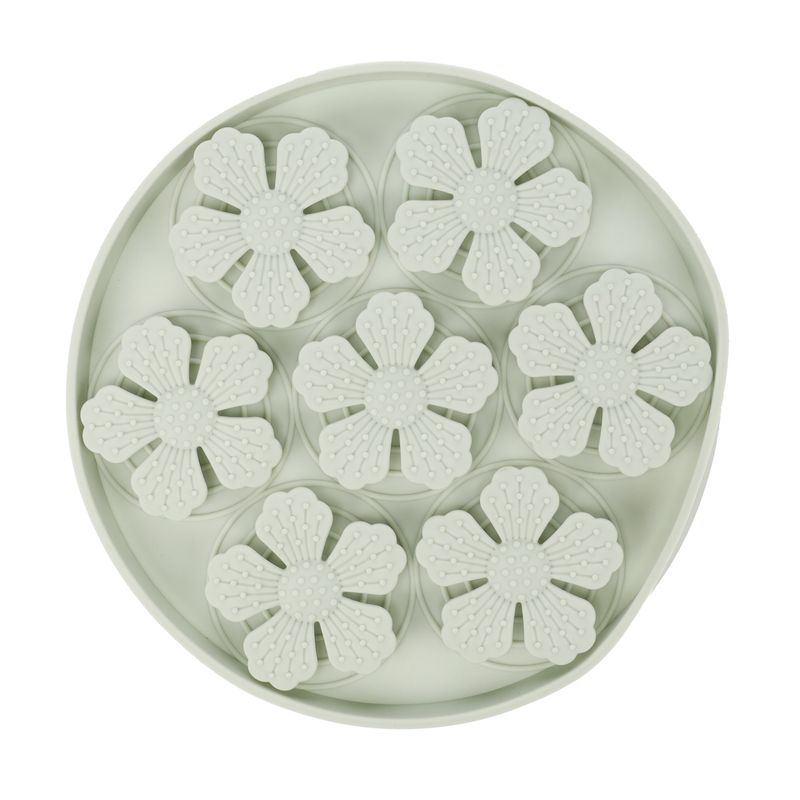 Tapis à lécher Fleur Rond