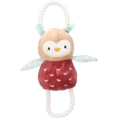 Jouet Phoebe Hibou avec corde 38 cm pour Chiot