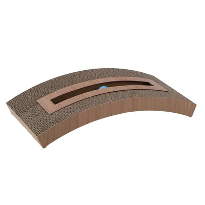 Carton a Griffer pont avec balle pour Chat 22 x 49 cm Deso