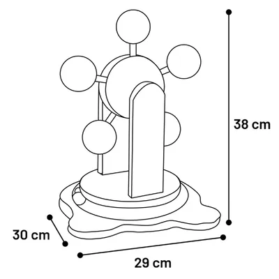 Jeu a griffer Chip Circuit avec balle 29 x 30 x 38 cm brun