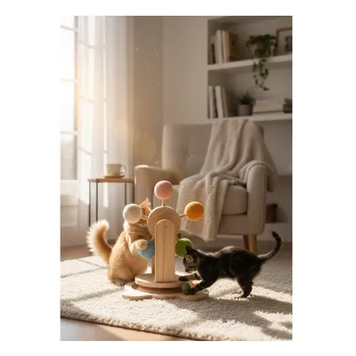 Jeu a griffer Chip Circuit avec balle 29 x 30 x 38 cm brun