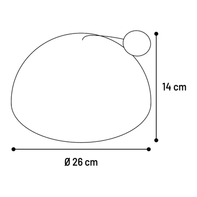 Jeu a Griffer pour Chat 14 x 26 cm Coupole en Jute avec Balle Sonore