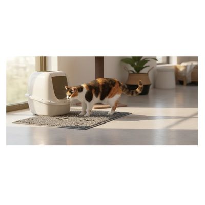 Tapis de litière pour chat Tumbi L