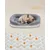 Feandrea Panier pour Chien de Taille Moyenne, 76 x 51 x 18 cm
