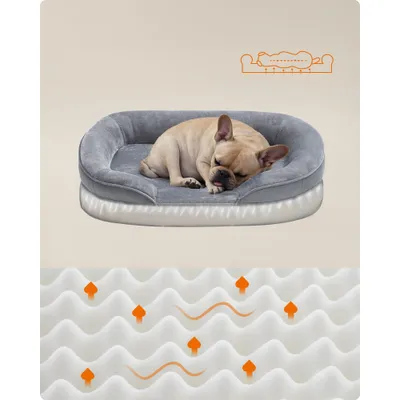 Feandrea Panier pour Chien de Taille Moyenne, 76 x 51 x 18 cm