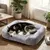 Feandrea Grand Panier pour Chien, Lit pour Animaux, 91 x 68 x 18 cm Feandrea Grand Panier pour Chien, Lit pour Animaux, 91 x 68 x 18 cm
