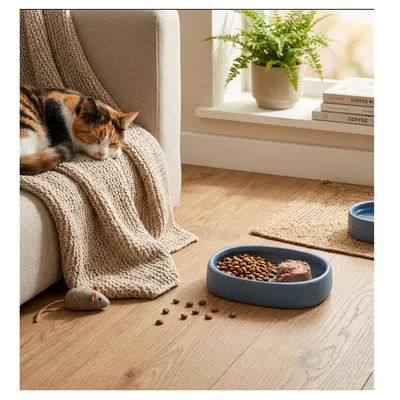 Gamelle ronde pour chat nourriture et eau Zara Gamelle ronde pour chat nourriture et eau Zara