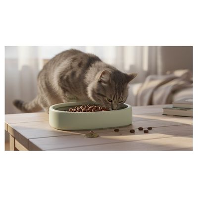 Gamelle ronde pour chat nourriture et eau Zara