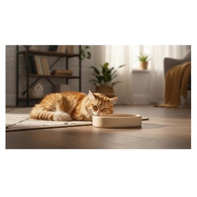 Gamelle ronde pour chat nourriture et eau Zara