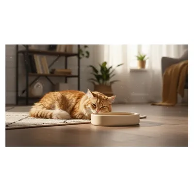 Gamelle ronde pour chat nourriture et eau Zara