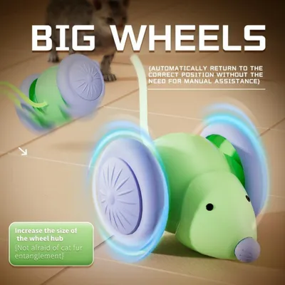 PetTribes Souris Électrique Automatique pour Chats PetTribes Souris Électrique Automatique pour Chats