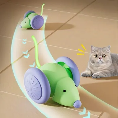 PetTribes Souris Électrique Automatique pour Chats PetTribes Souris Électrique Automatique pour Chats