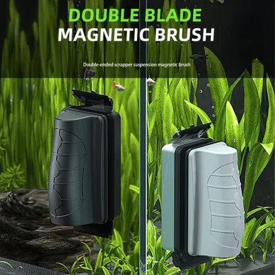 PetTribes Nettoyeur Magnétique Flottant pour Aquarium - Grattoir