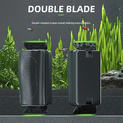 PetTribes Nettoyeur Magnétique Flottant pour Aquarium - Grattoir