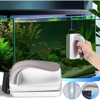 PetTribes Nettoyeur Magnétique pour Aquarium L
