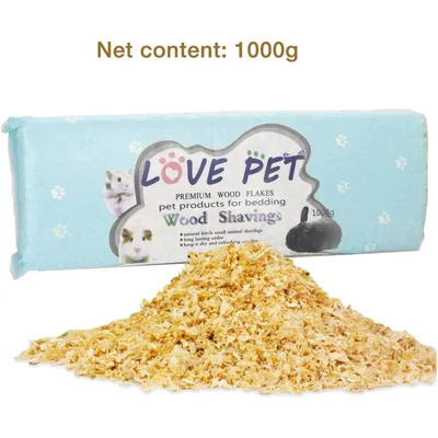 PetTribes Copeaux de bois 1000g pour hamster et lapin - Literie safe
