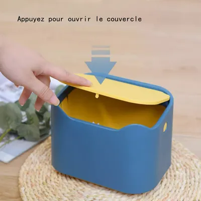 PetTribes Poubelle Anti-Odeur Fermée pour Litière